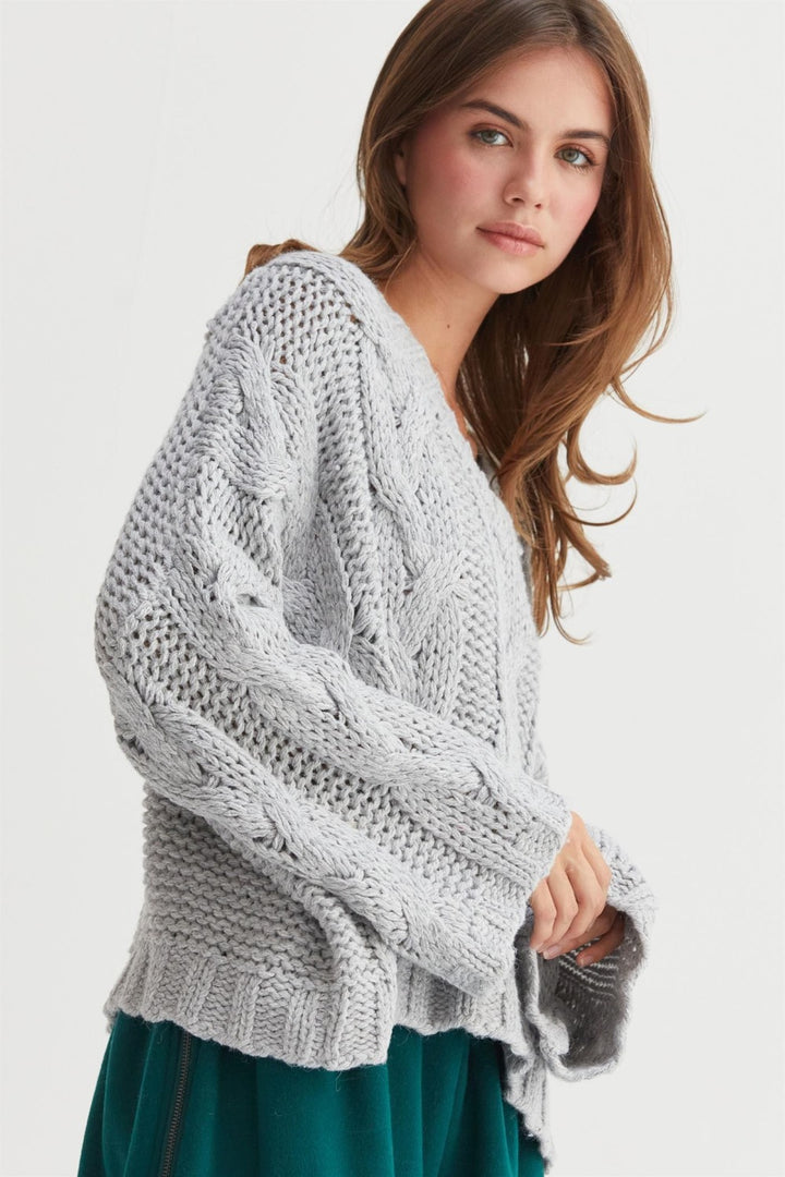 Stowe Cable Knit Sweater