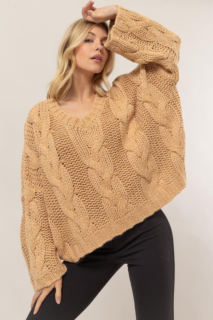 Stowe Cable Knit Sweater