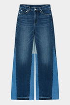 Shadow Split Wideleg Jeans