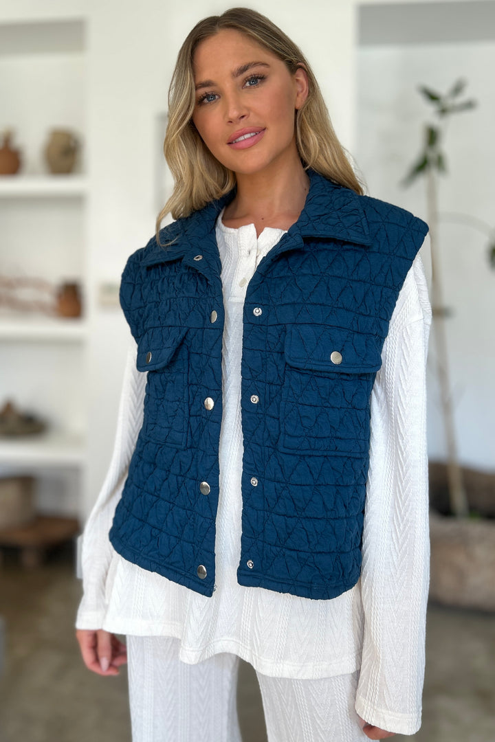 Bar Harbor Snap Down Vest