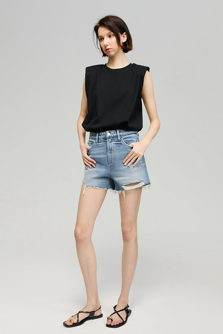 Sun-Kissed Vintage Cut Off Shorts