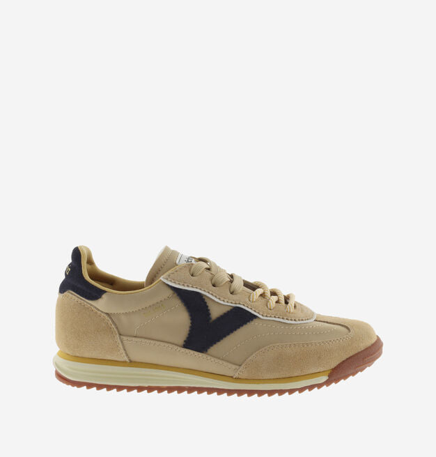 Saturno Nylon and Suede Sneaker