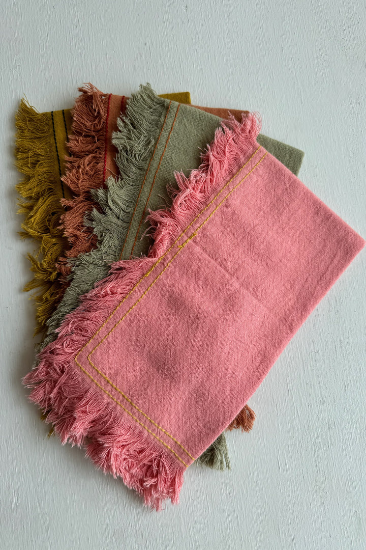 Heirloom Fringe Cotton Napkins