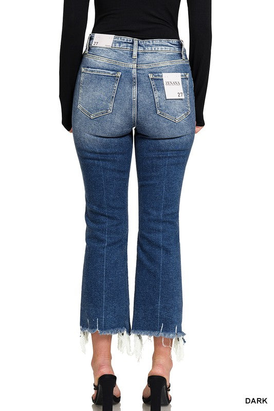 Zenana: High Standards Kick Flare Jeans