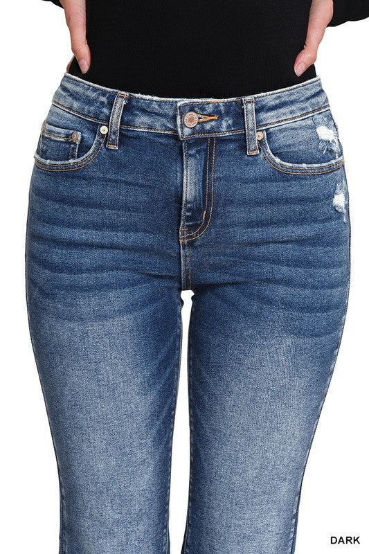 Zenana: High Standards Kick Flare Jeans