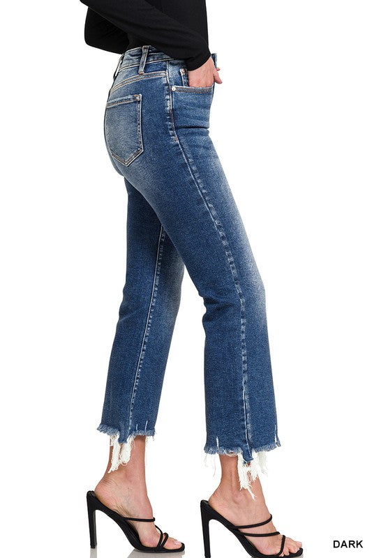 Zenana: High Standards Kick Flare Jeans