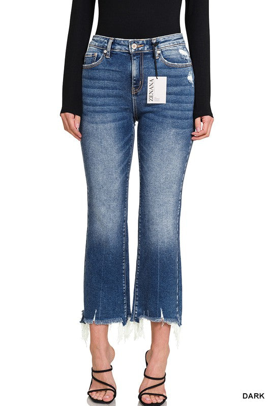 Zenana: High Standards Kick Flare Jeans