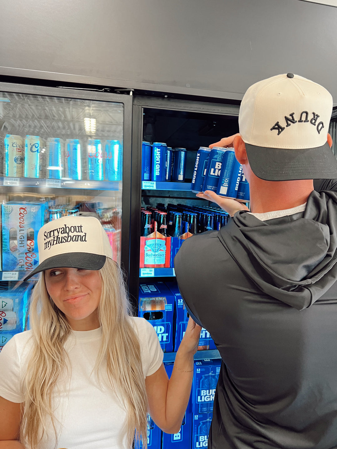 Sorry about my Husband / Wife Trucker Hat