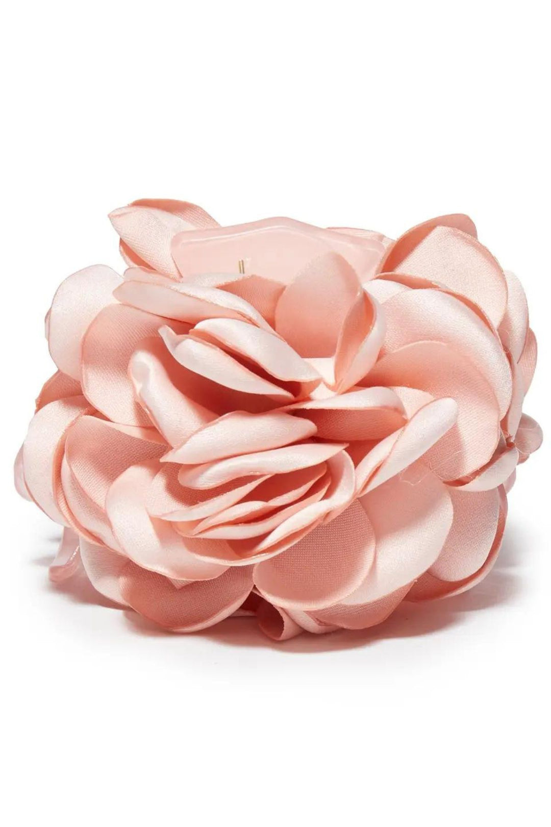 LELE SADOUGHI: Dusty Rose Peony Flower Claw Clip