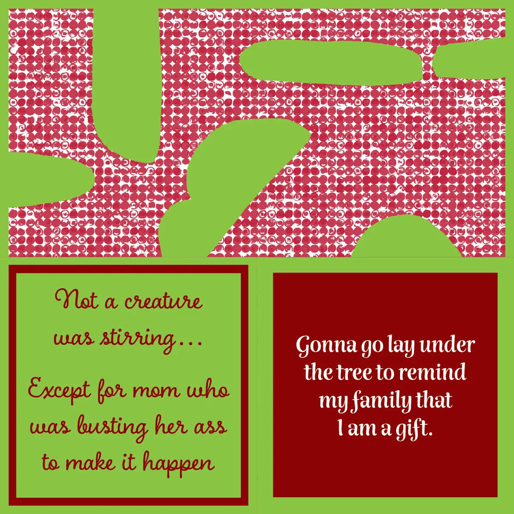 Not a Creature Was Stirring Double-Sided Holiday Napkins