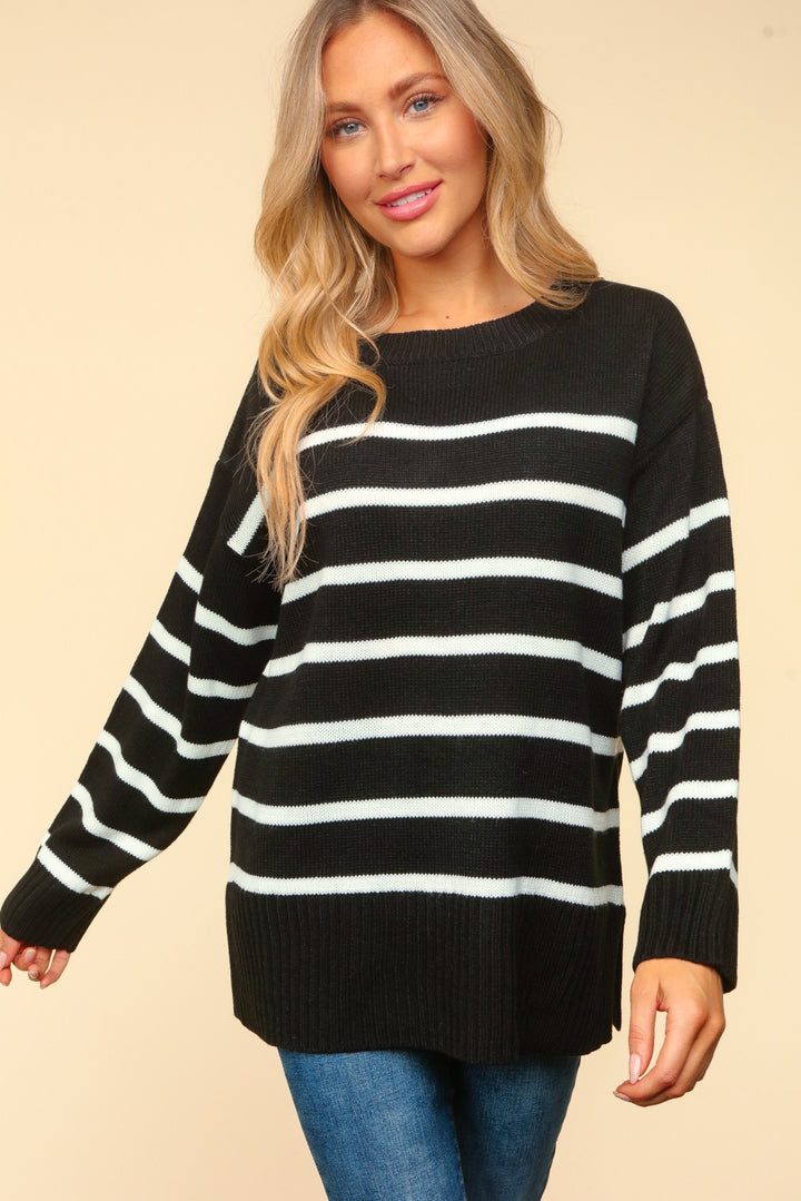 Striped Serenity Sweater