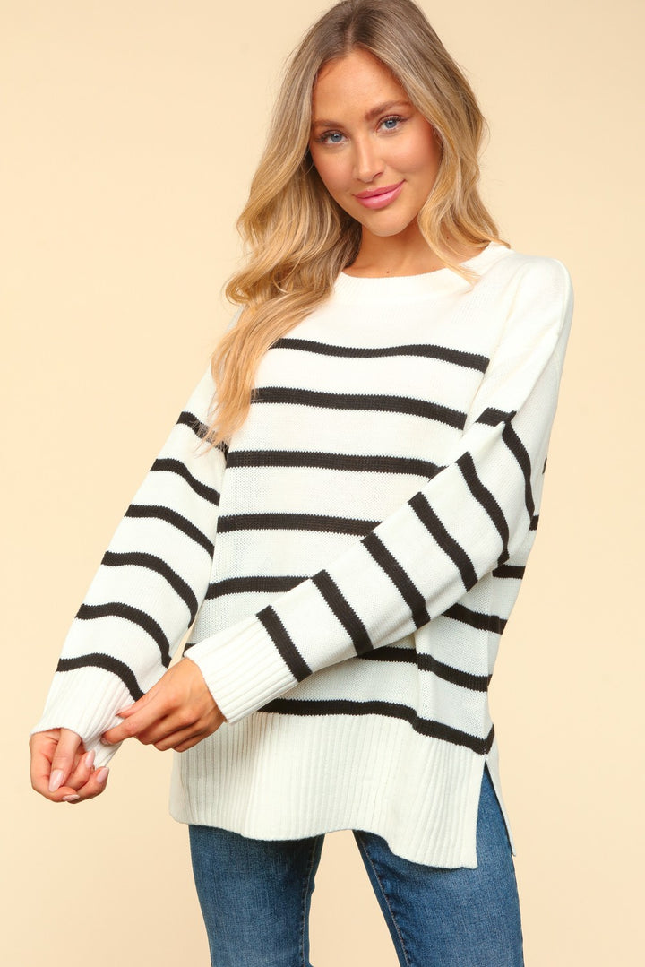 Striped Serenity Sweater