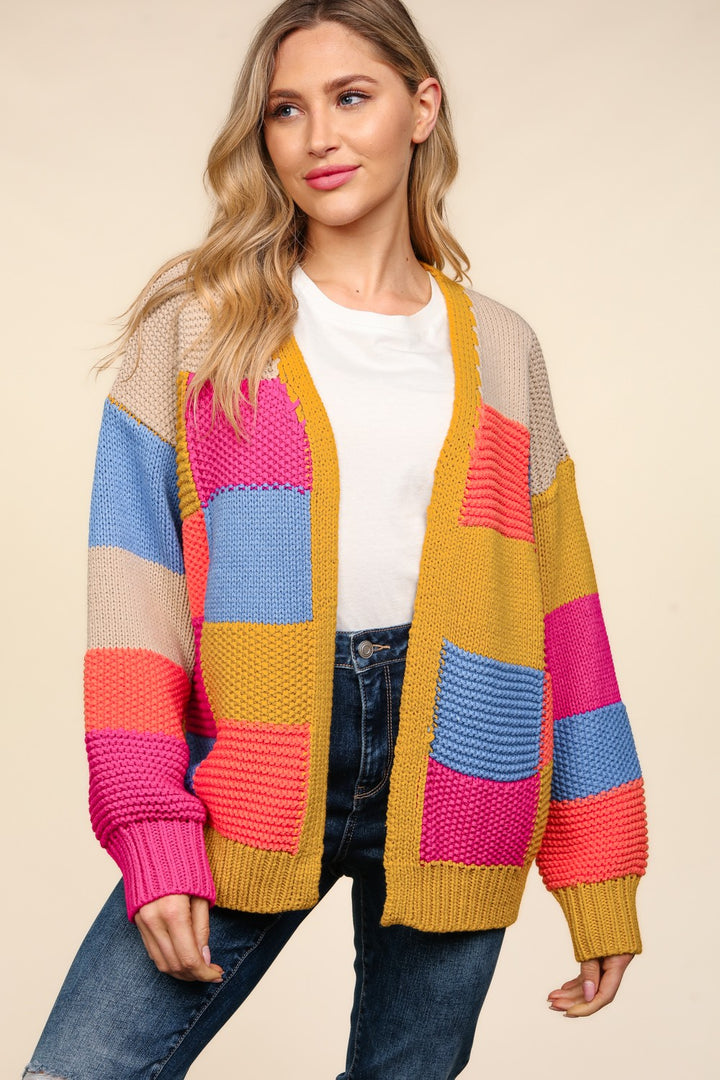 Joyful Day Patchwork Cardigan