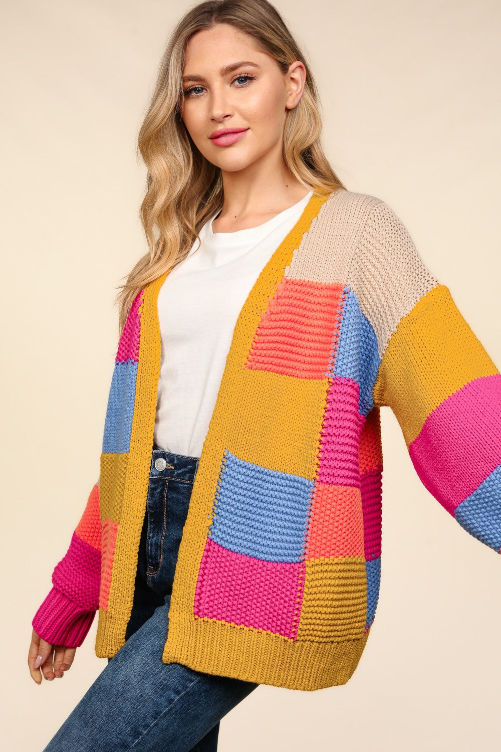 Joyful Day Patchwork Cardigan