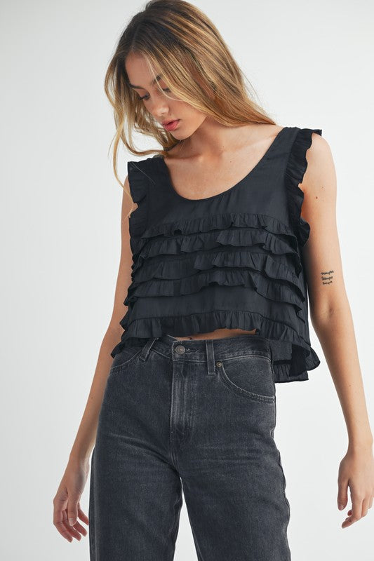 Blow Your Mind Ruffle Top