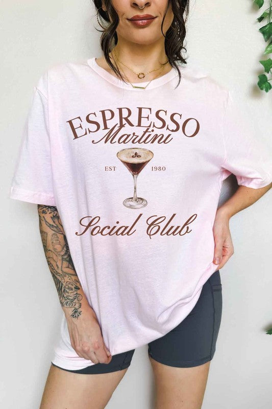 ESPRESSO MARTINI SOCIAL CLUB OVERSIZED TEE