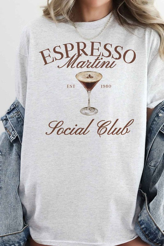 ESPRESSO MARTINI SOCIAL CLUB OVERSIZED TEE