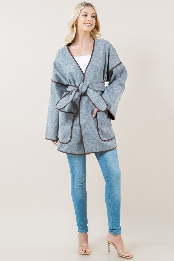 LUXE WRAP BLANKET COAT