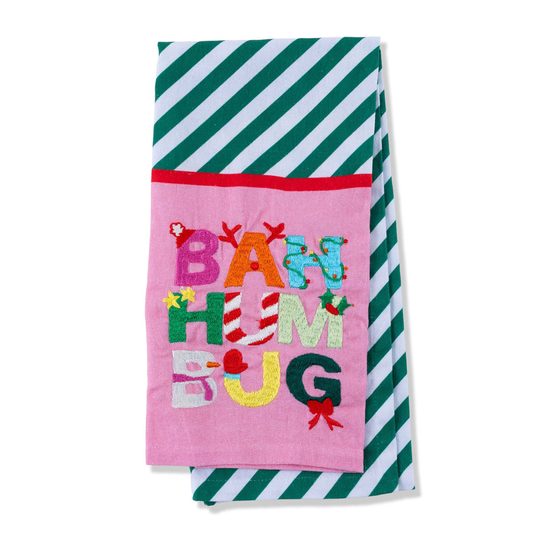 Bah Humbug Dish Towel