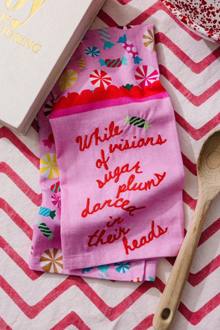 Sugar Plums Dish Towel
