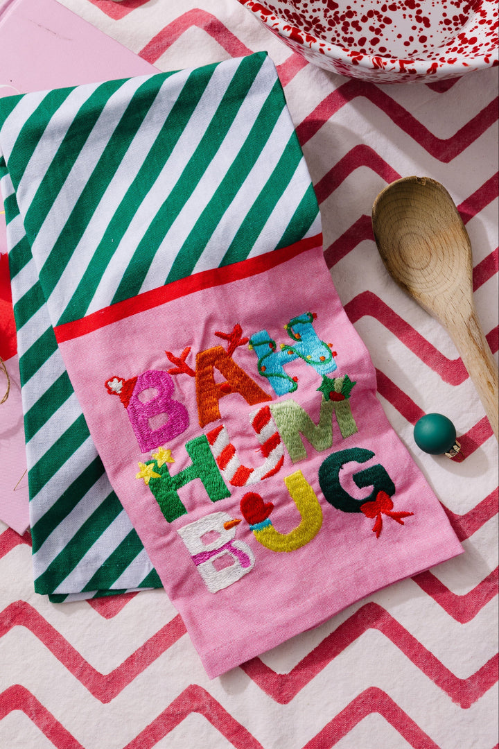 Bah Humbug Dish Towel