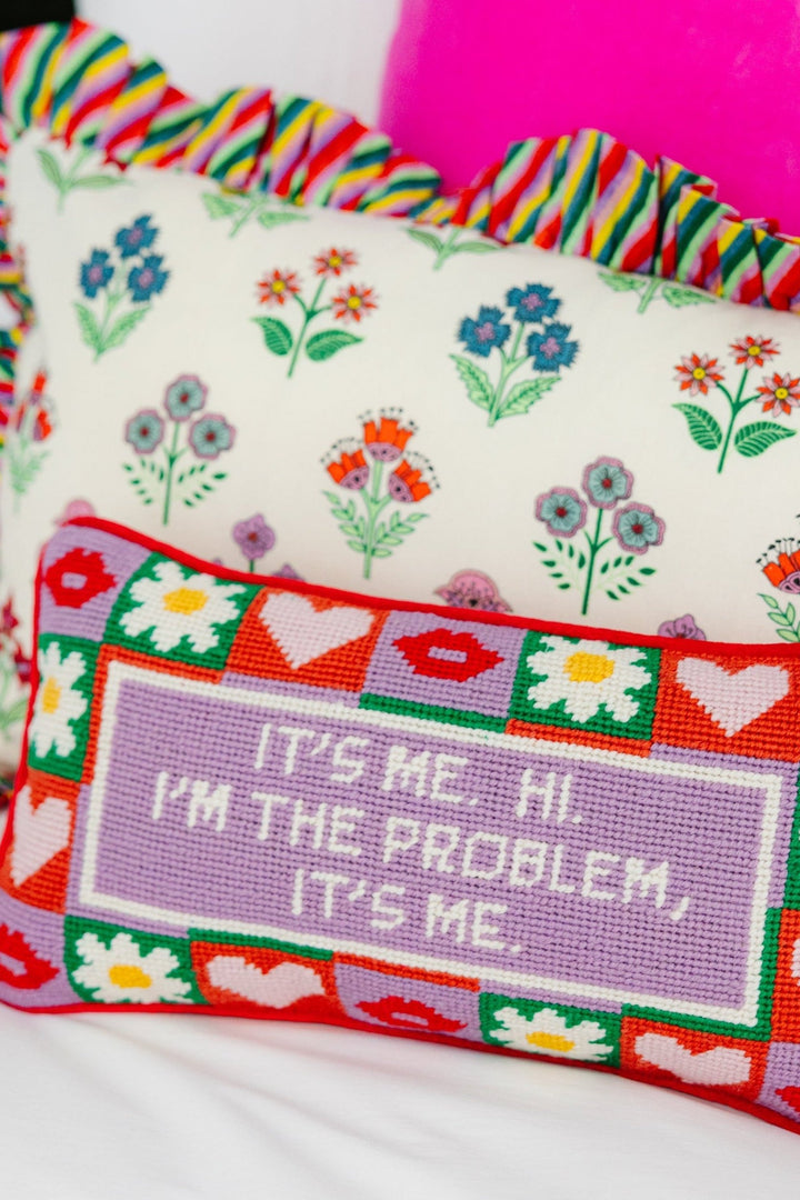 It's Me Needlepoint Pillow