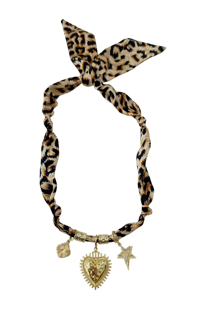 GEMELLI | Sherry Multi Charm Scarf Necklace