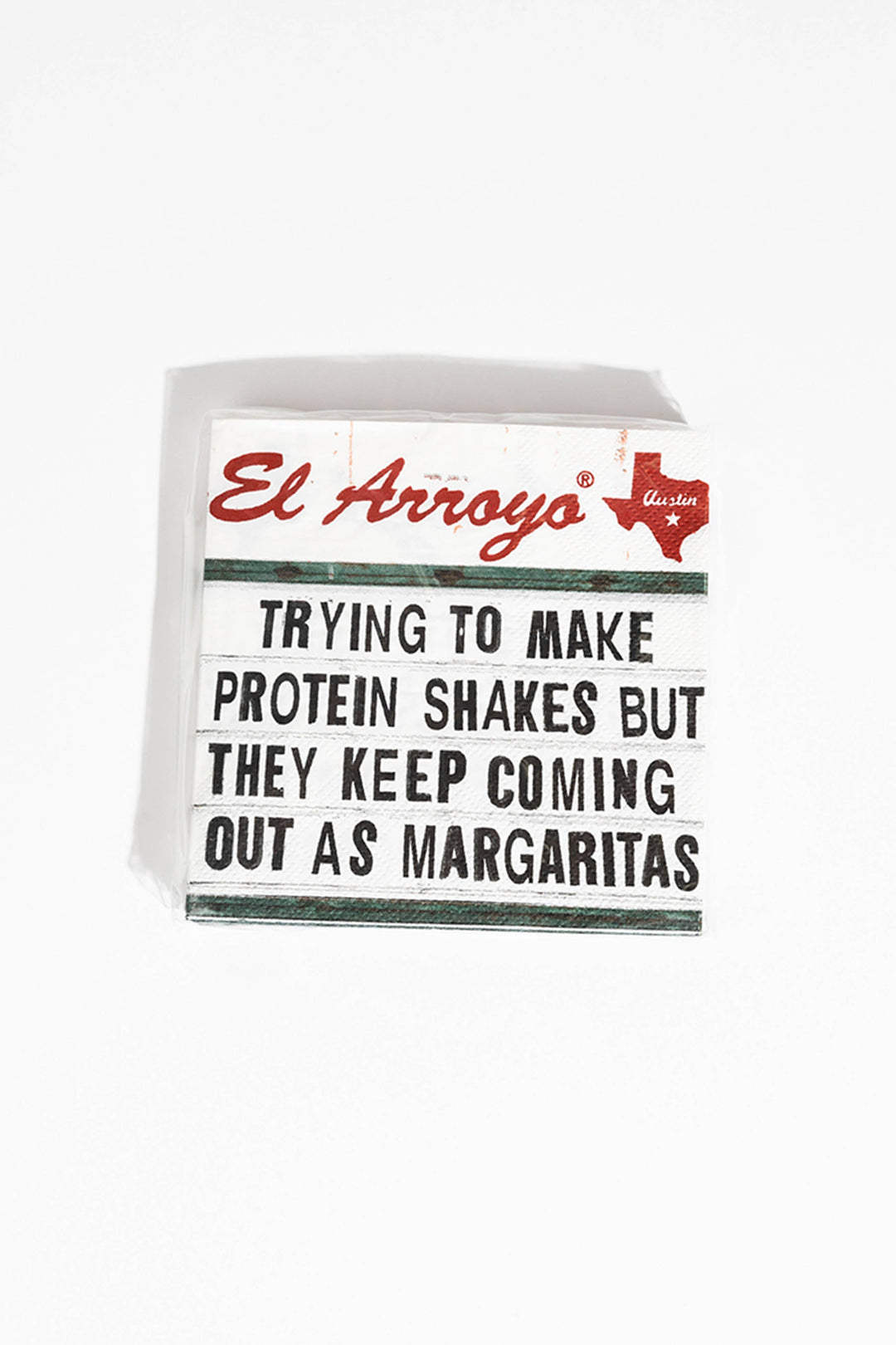 El Arroyo | Cocktail Napkins (Pack of 20) - Protein Shakes