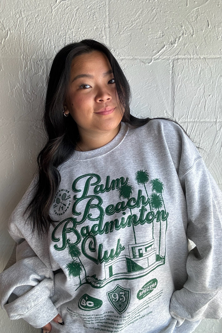 Palm Beach Badminton Club Oversized 90's Sweatshirt