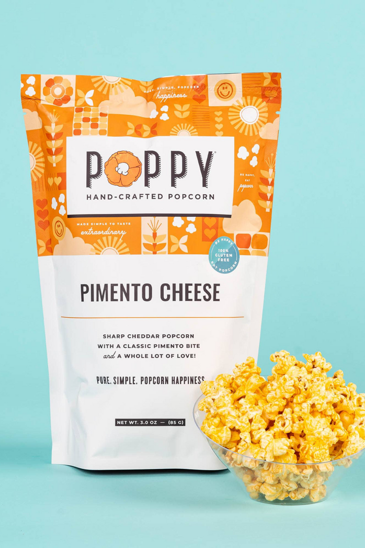 Poppy Pimento Cheese Popcorn