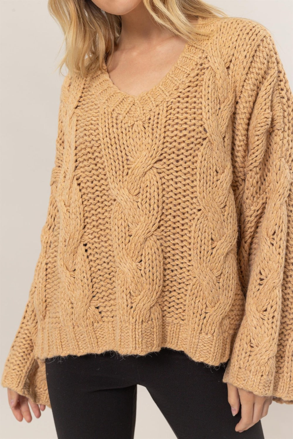 Stowe Cable Knit Sweater