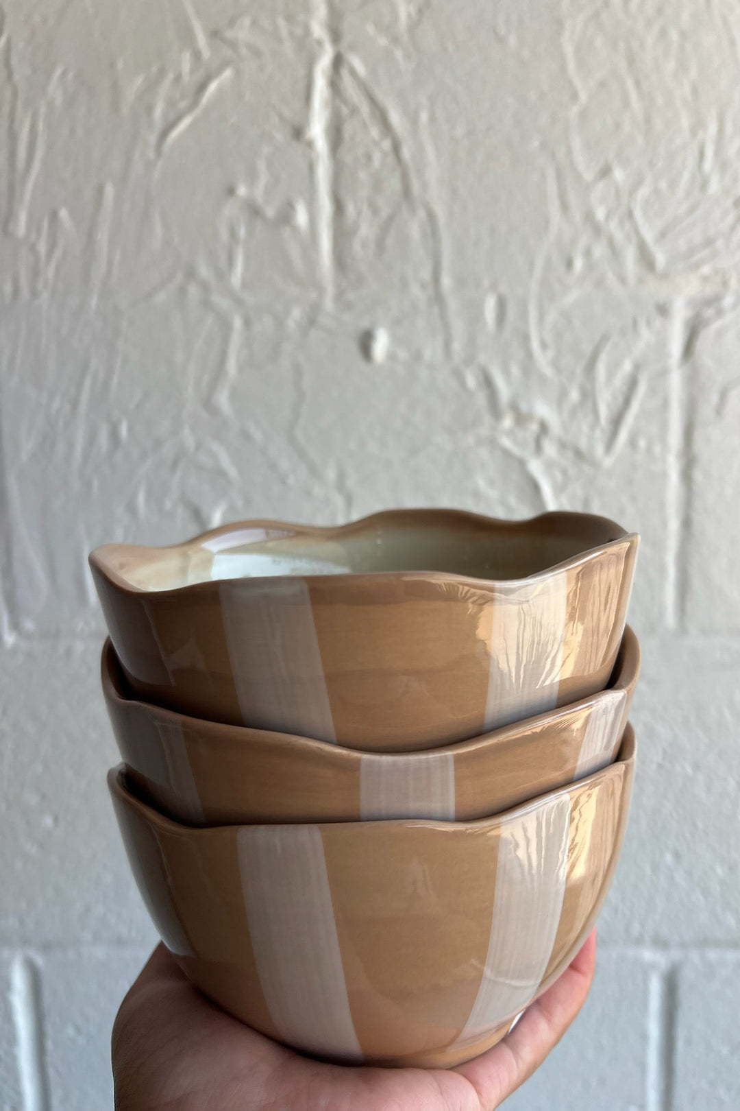 Urban Homestead Hand-Painted Stoneware Bowl