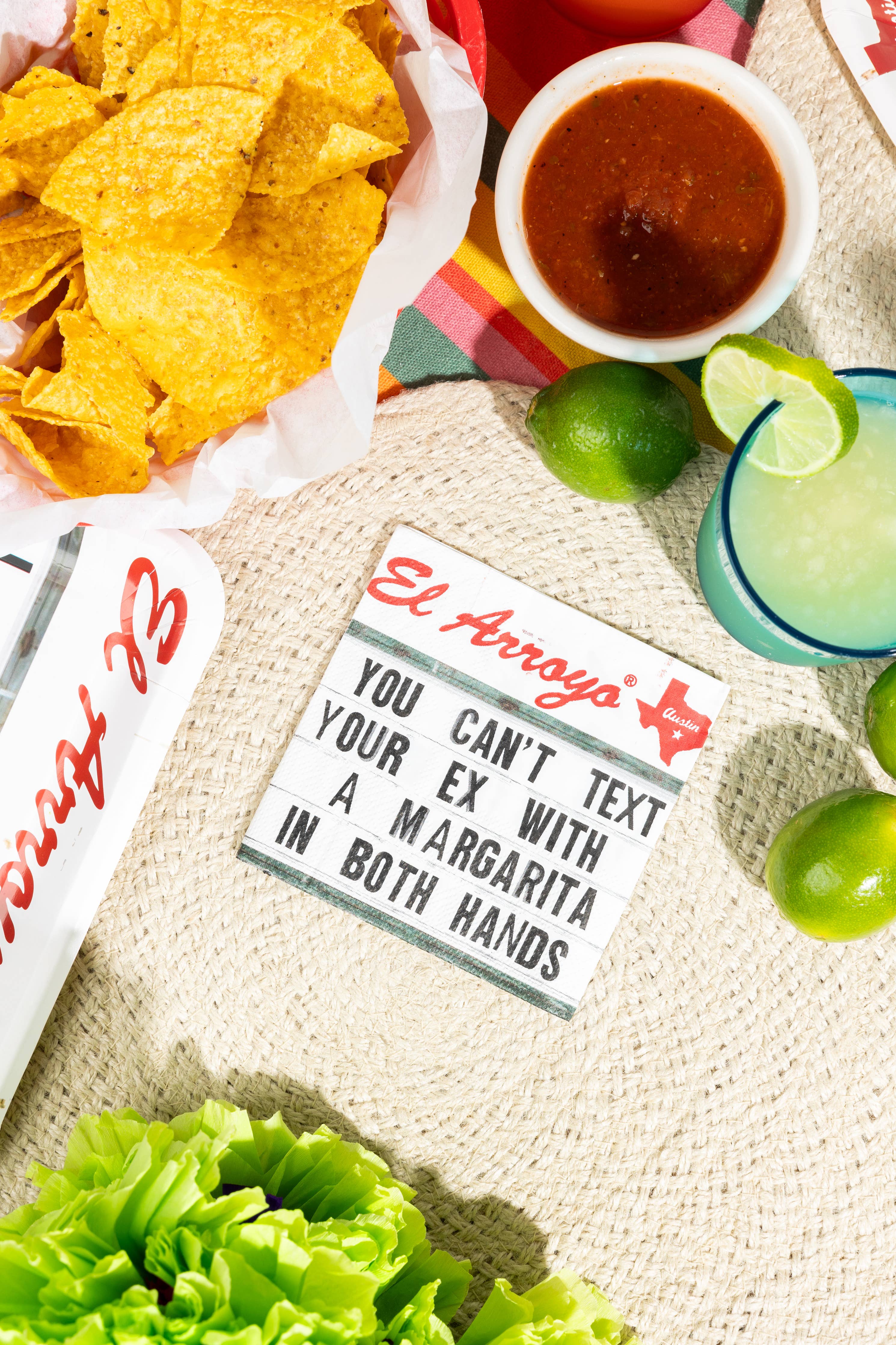 Can't Text Your Ex Cocktail Napkins