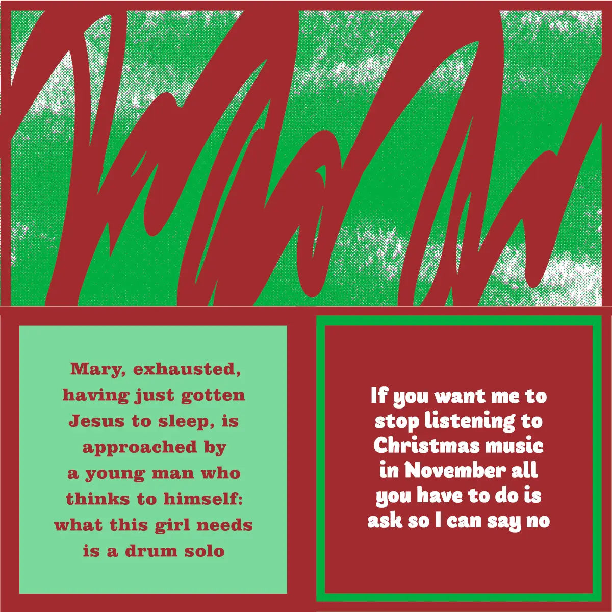 So I Can Say No Double-Sided Holiday Napkins
