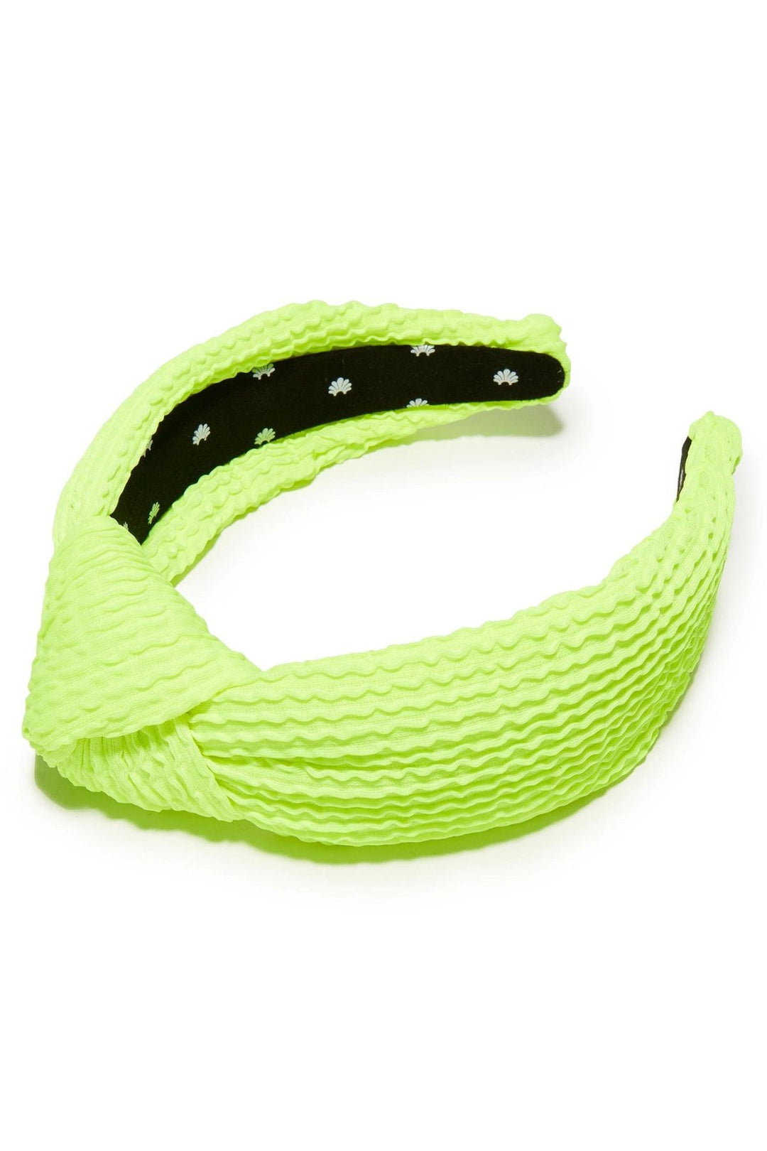 LELE SADOUGHI: Chartreuse Swimmer Knotted Headband