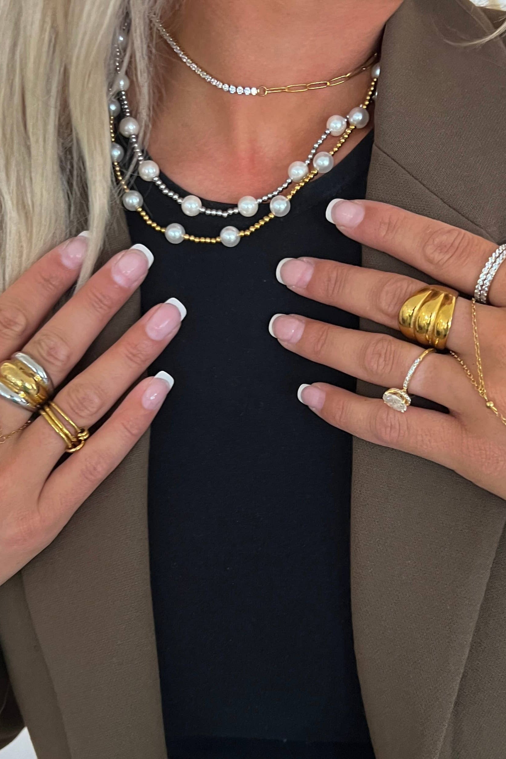 Pearl Beaded Necklace