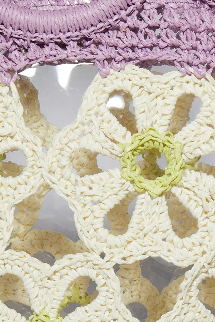 LELE SADOUGHI: Day Dream Marigold Crochet Mini Tote