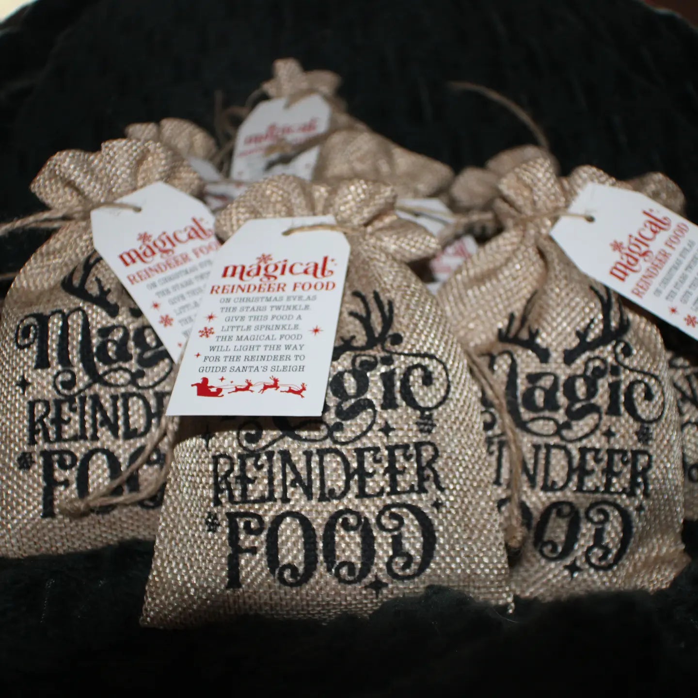 Magical Reindeer Food Holiday Tradition Bag