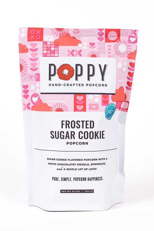 Frosted Sugar Cookie Popcorn