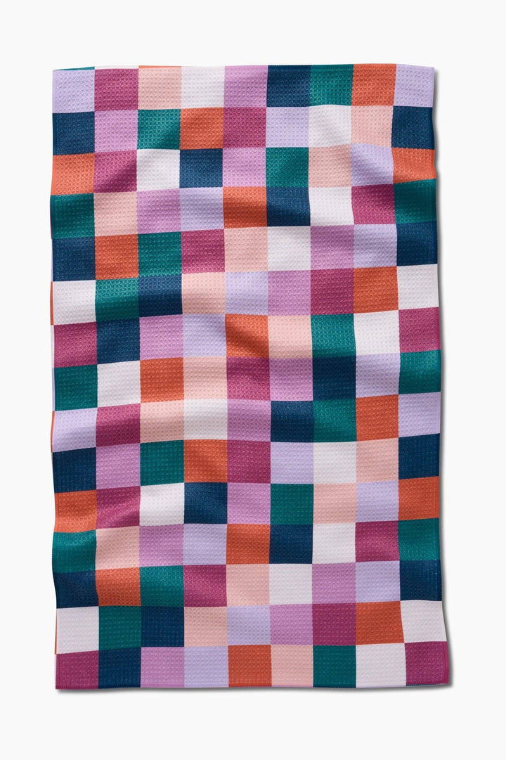 GEOMETRY | Fall Checkers Tea Towel