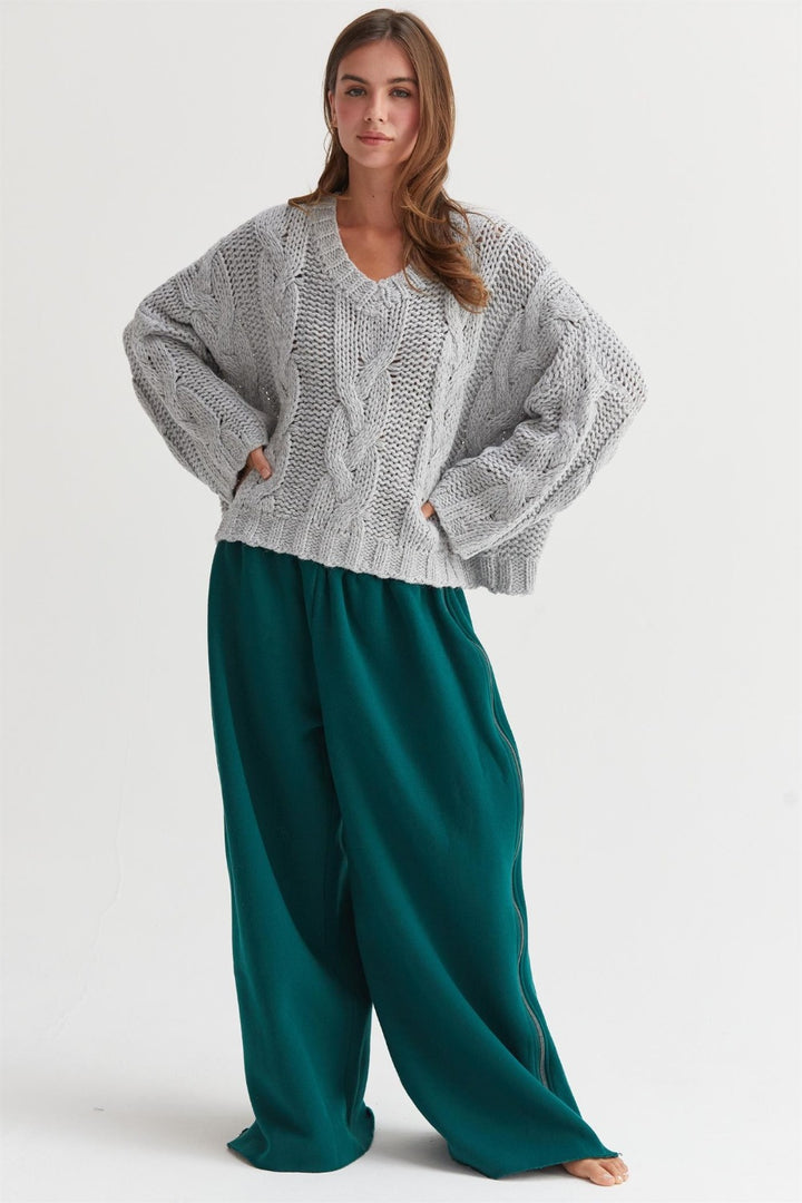 Stowe Cable Knit Sweater