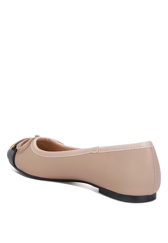 Milan Two Tone Ballet Flats