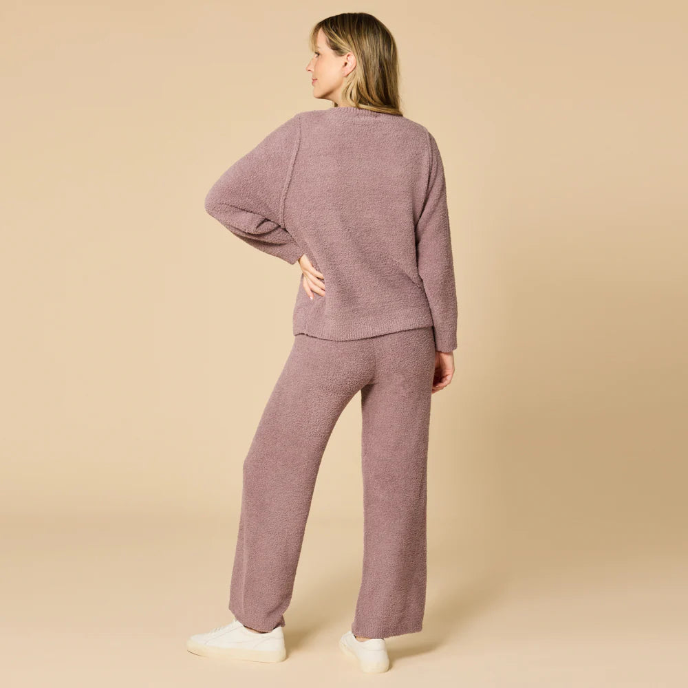 Marshmallow Reverse Seam Lounge Set