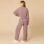 Marshmallow Reverse Seam Lounge Set
