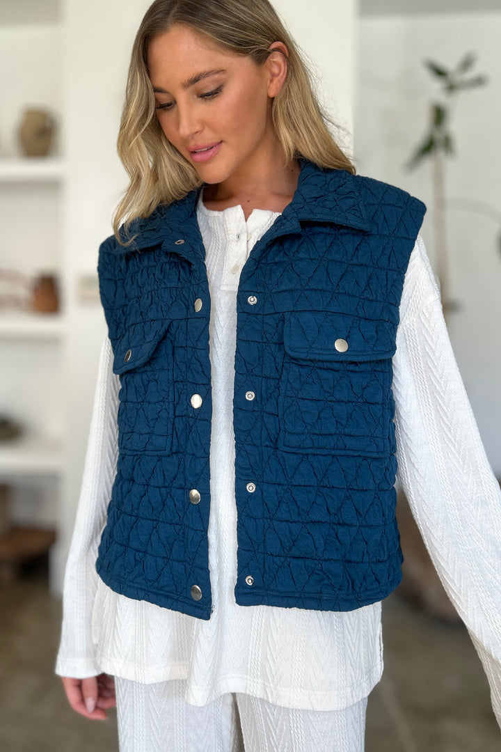 Bar Harbor Snap Down Vest