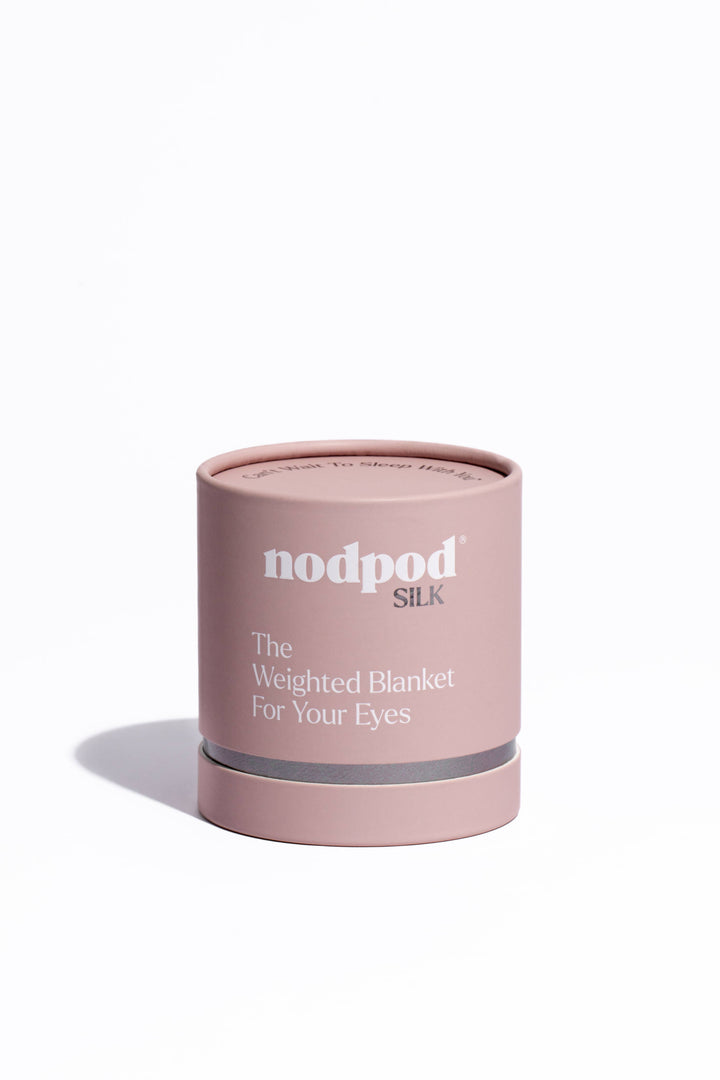 Nodpod | Silk Weighted Sleep Mask- Petal Pink