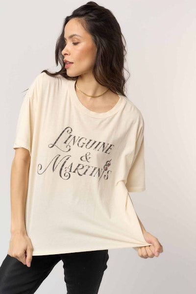 PROJECT SOCIAL T | Linguine & Martinis Perfect BF Tee