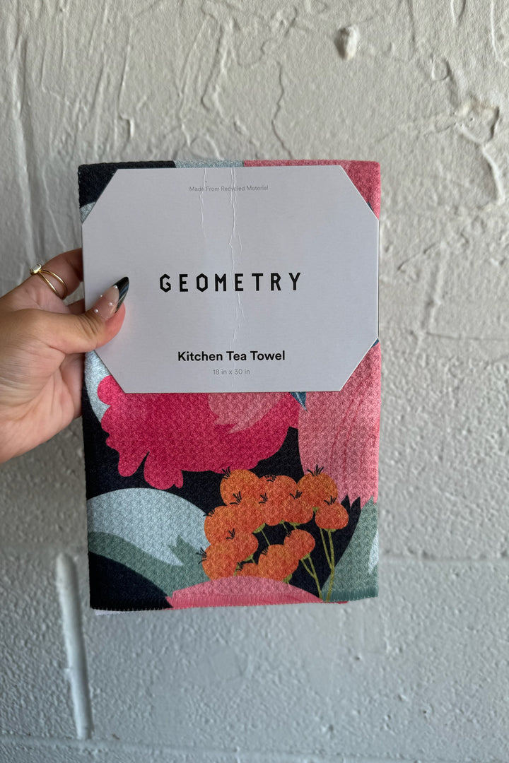 Geometry: My Garden Tea Towel