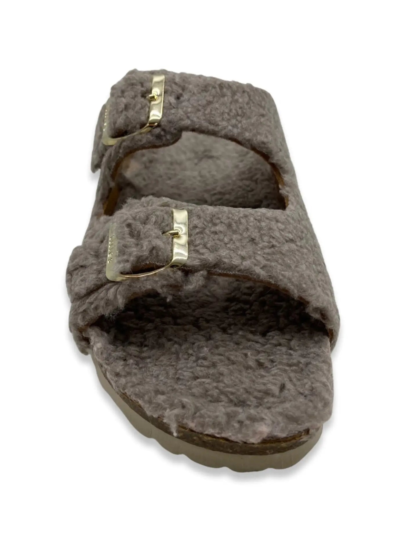 thies 185: Eco Teddy Sandal in Taupe
