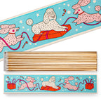Poodles Long - Christmas Safety Matches